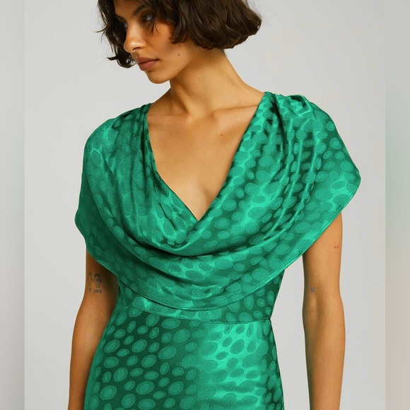 Rat & Boa Odessa Green Dress - Picture 1 of 9